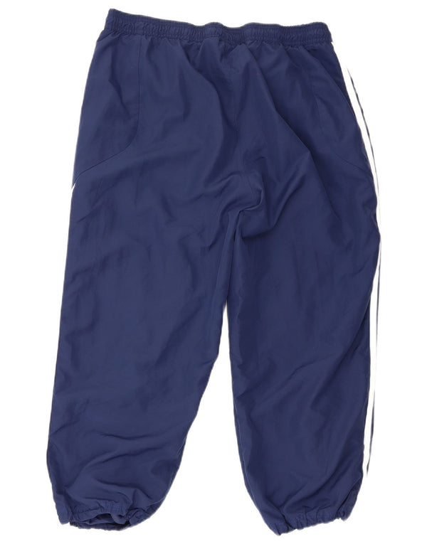 Adidas Mens Crop Tracksuit Trousers Joggers IT 46/48 XL Navy Blue