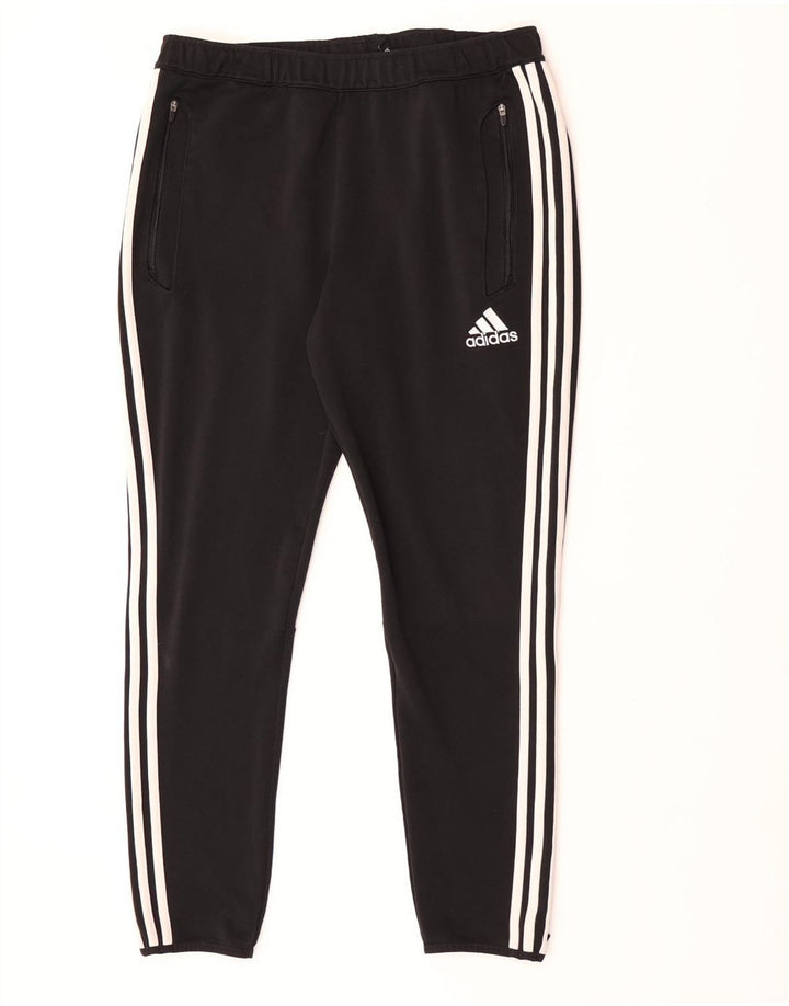 ADIDAS Mens Climacool Tracksuit Trousers Joggers Large  Black Colourblock