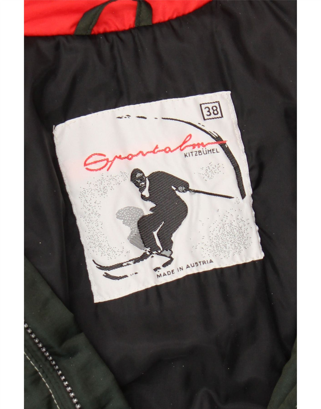 Sportalm Womens Graphic Oversized Ski Jacket EU 38 Medium Green Floral