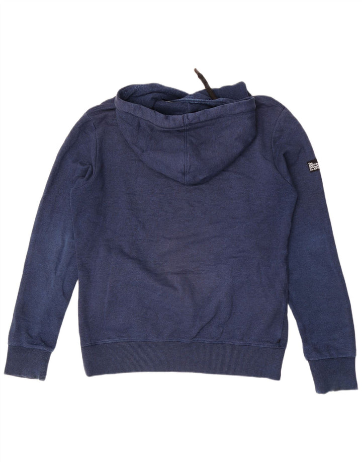 Superdry Mens Hoodie Jumper XL Blue Cotton