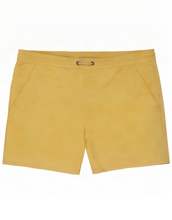Timberland Mens Swimming Shorts Medium Yellow Polyester
