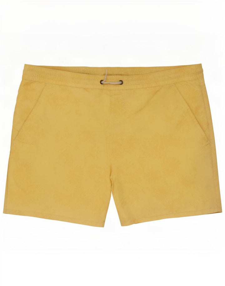 Timberland Mens Swimming Shorts Medium Yellow Polyester