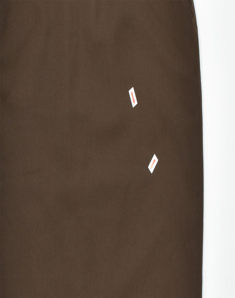 MARELLA Womens Pencil Skirt UK 14 Medium W28 Brown Virgin Wool | Vintage | Thrift | Second-Hand | Used Clothing | Messina Hembry 