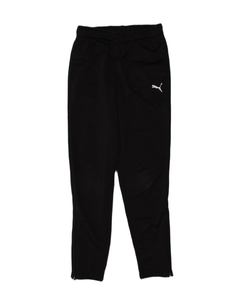 PUMA Boys Tracksuit Trousers 11-12 Years Black Polyester | Vintage Puma | Thrift | Second-Hand Puma | Used Clothing | Messina Hembry 