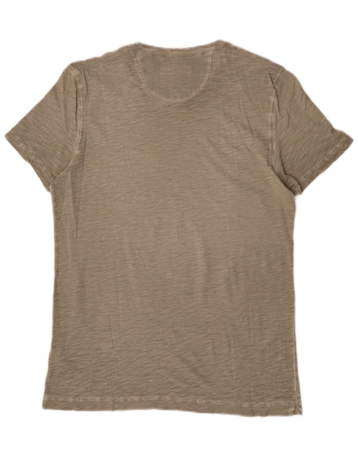 Liu Jo Mens T-Shirt Top Large Green Cotton