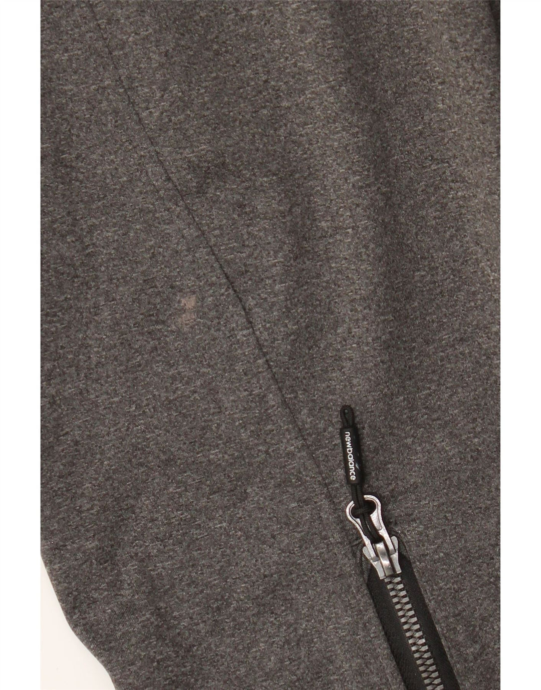 New Balance Mens Tracksuit Top Jacket Medium Grey Polyester
