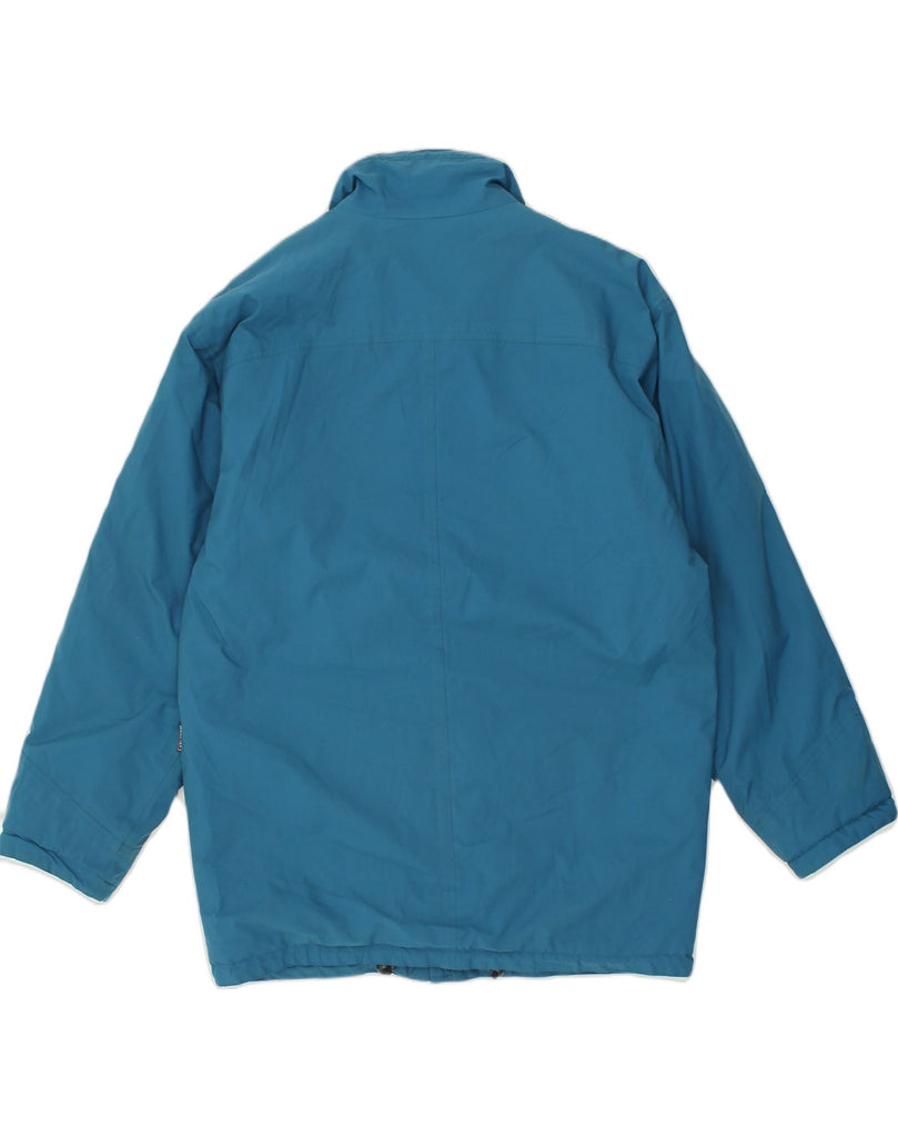 SERGIO TACCHINI Mens Vintage Windbreaker Coat UK 40 Large Blue Polyester | Vintage Sergio Tacchini | Thrift | Second-Hand Sergio Tacchini | Used Clothing | Messina Hembry 