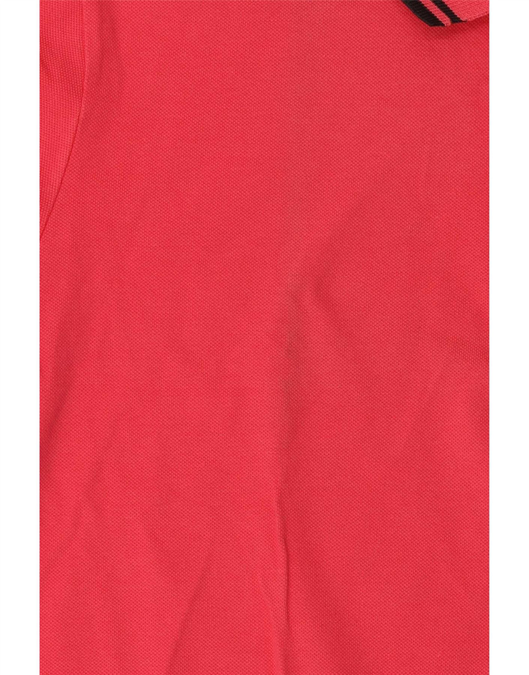 Fred Perry Mens Light and Stretch Polo Shirt Medium Pink Cotton