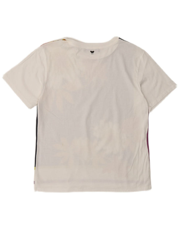 Max Mara Womens Weekend T-Shirt Top UK 10 Small White Floral
