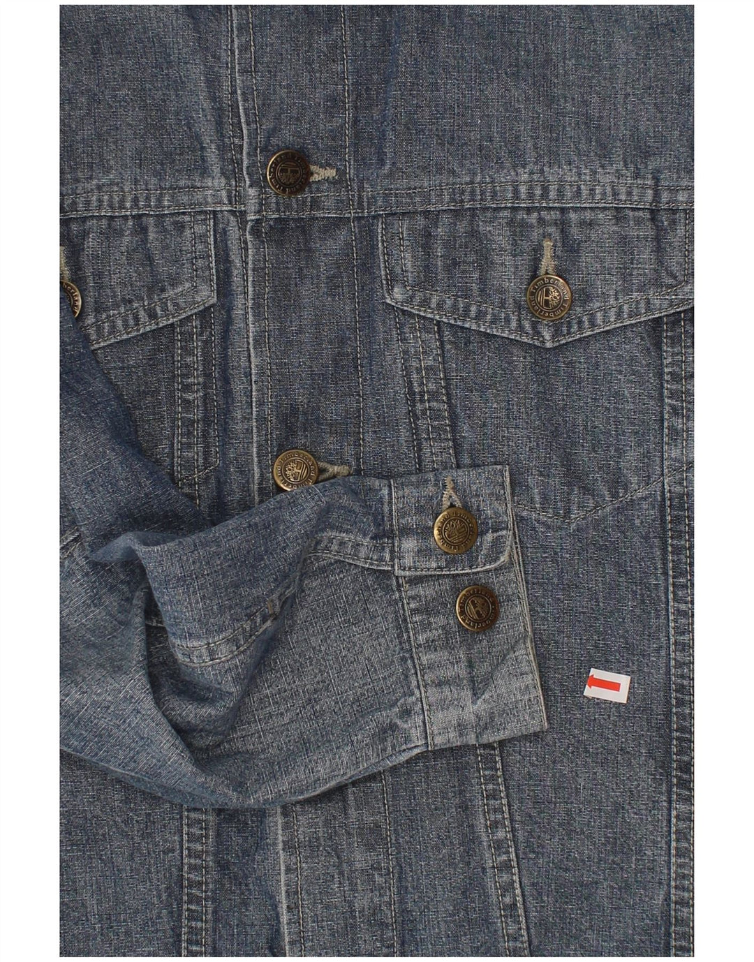 Timberland Boys Denim Jacket 7-8 Years Blue Cotton