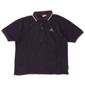 Kappa Mens Polo Shirt XL Navy Blue Cotton