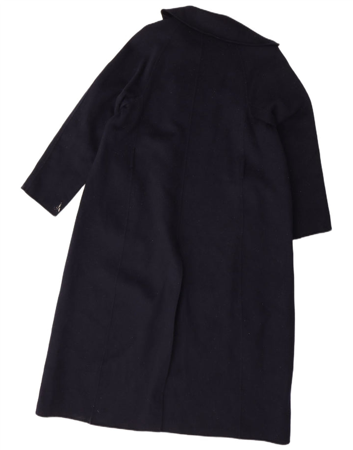 Massimo Dutti Womens Open Oversized Overcoat UK 10 Small Navy Blue