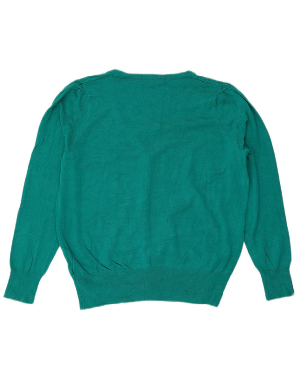 Marks & Spencer Womens Cardigan Sweater UK 18 XL Green Viscose