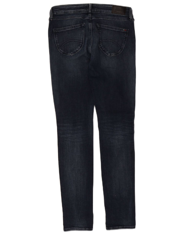 Tommy Hilfiger Womens Skinny Jeans W30 L32 Navy Blue Cotton