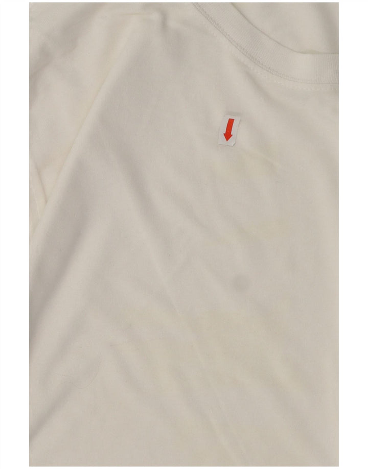 LEVI'S Mens Top Long Sleeve Large White Cotton