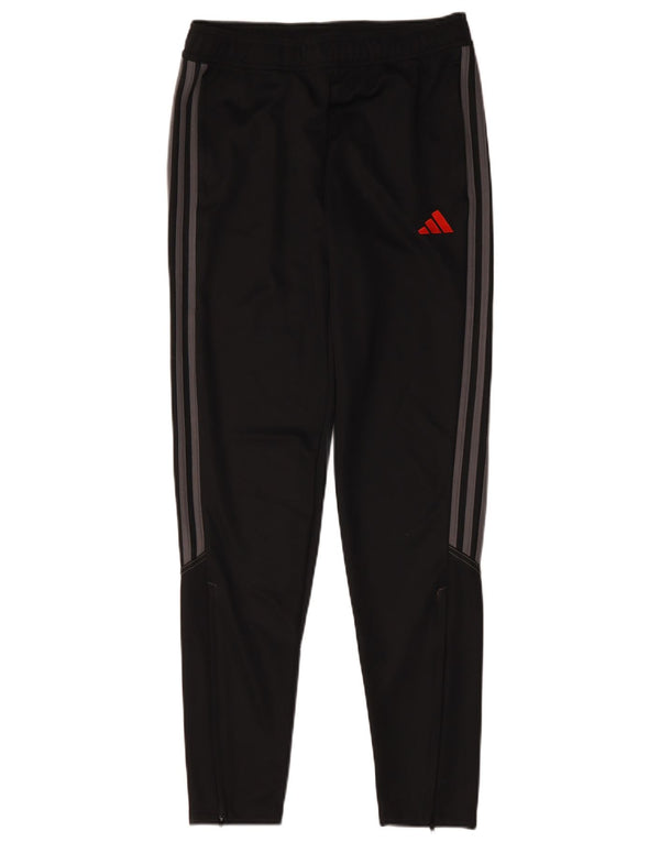 Adidas Boys Aeroready Tracksuit Trousers 15-16 Years  Black Polyester