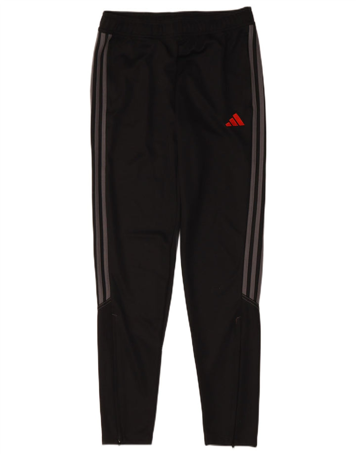 Adidas Boys Aeroready Tracksuit Trousers 15-16 Years  Black Polyester