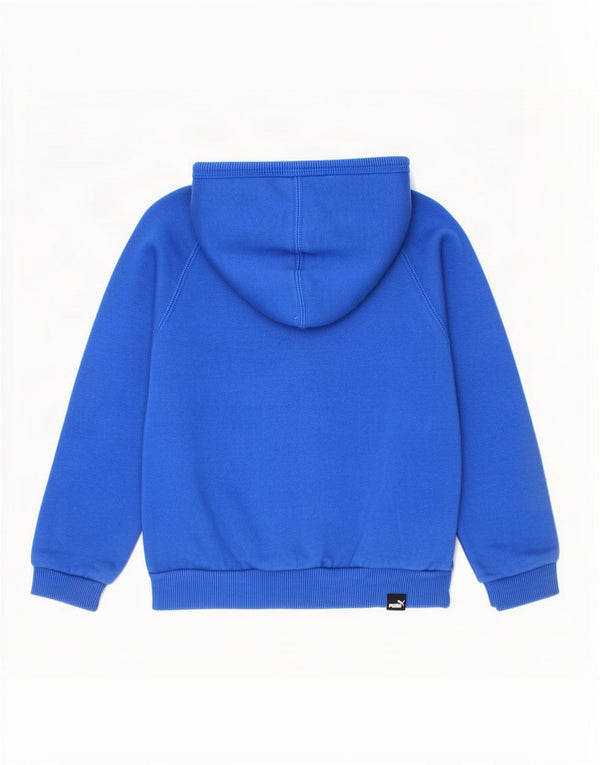 Puma Baby Boys Zip Hoodie Sweater 12-18 Months Blue Cotton