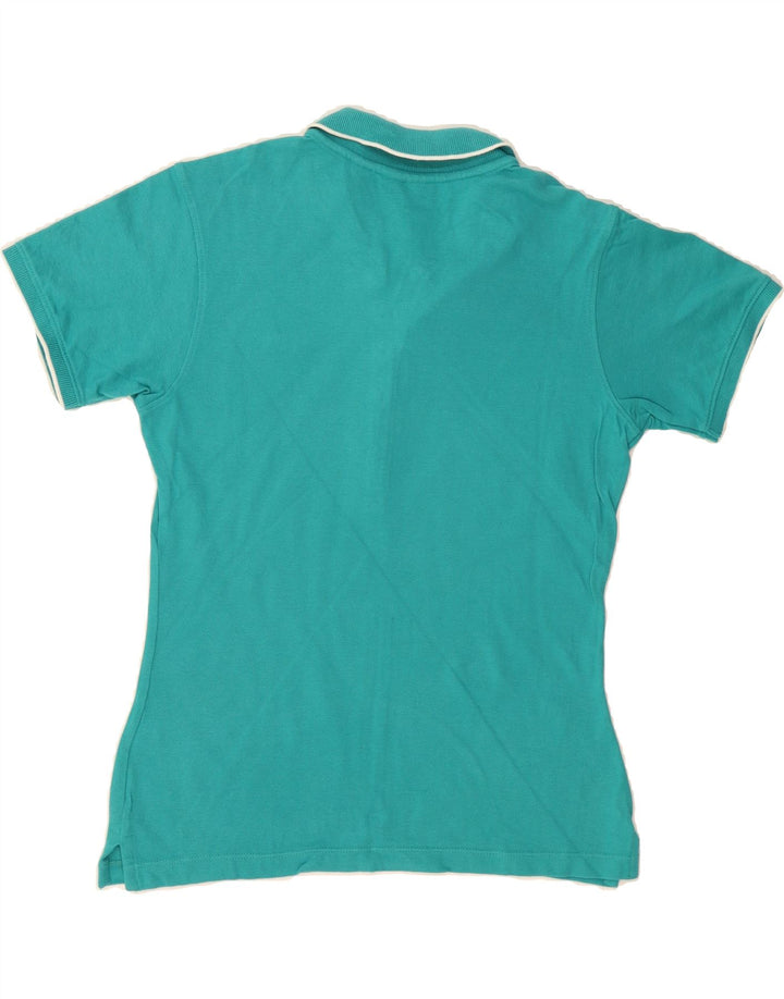 FILA Womens Polo Shirt UK 10 Small Turquoise Cotton Vintage Fila and Second-Hand Fila from Messina Hembry 