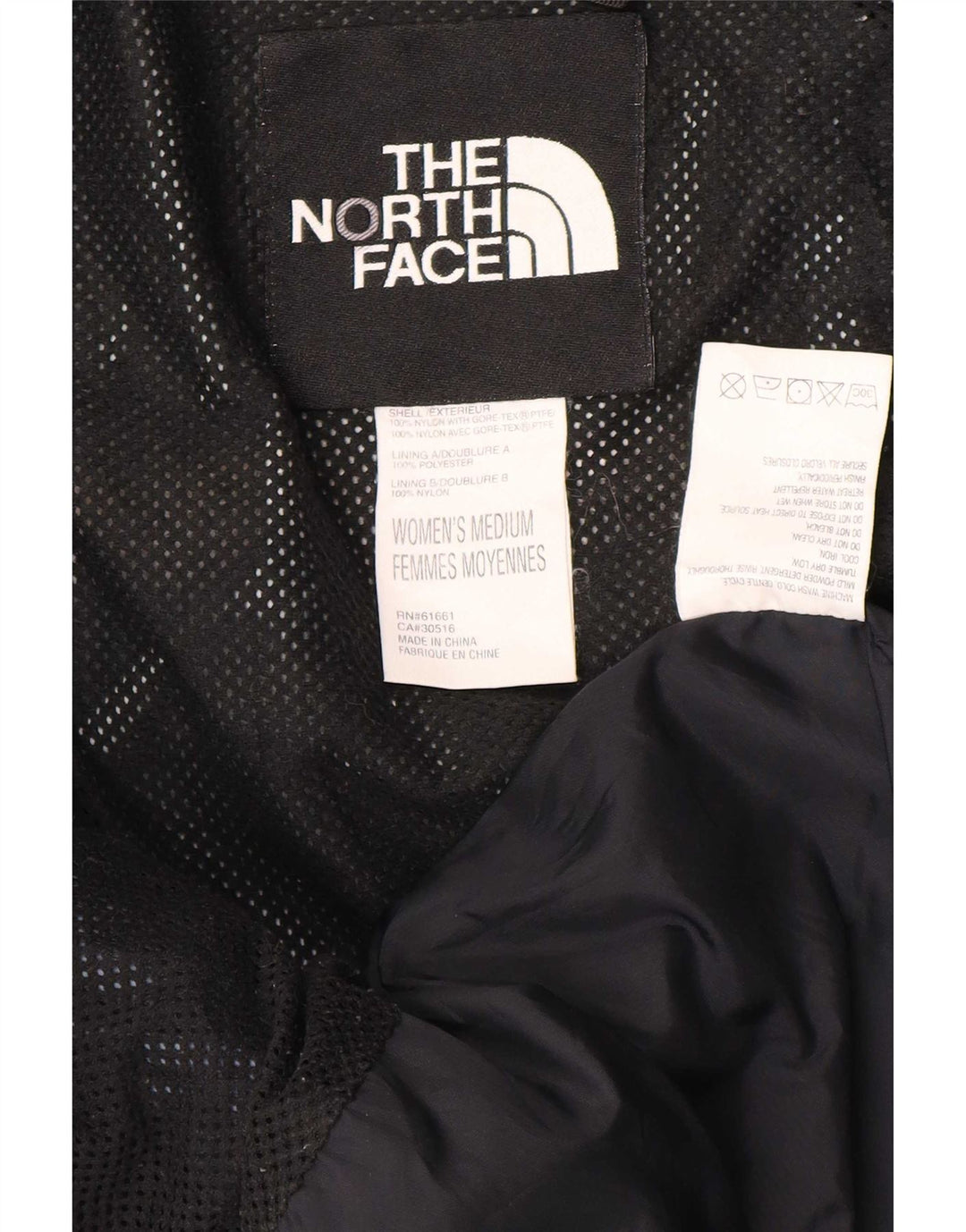 The North Face Womens Hooded Rain Jacket UK 14 Medium Purple Colourblock
