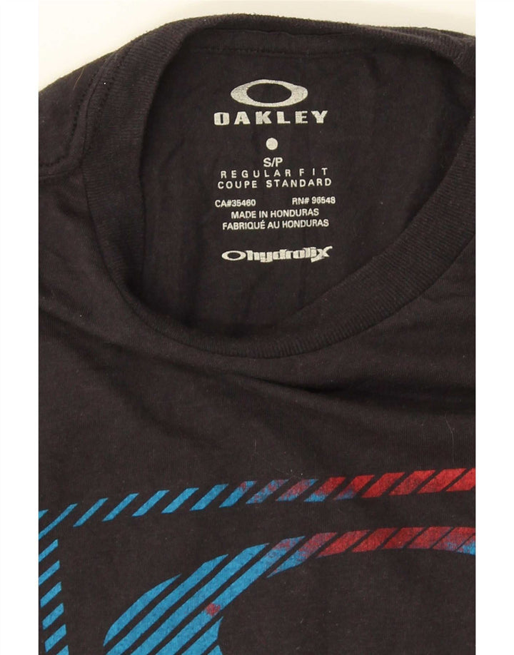 Oakley Mens Regular Fit Graphic T-Shirt Top Small Black
