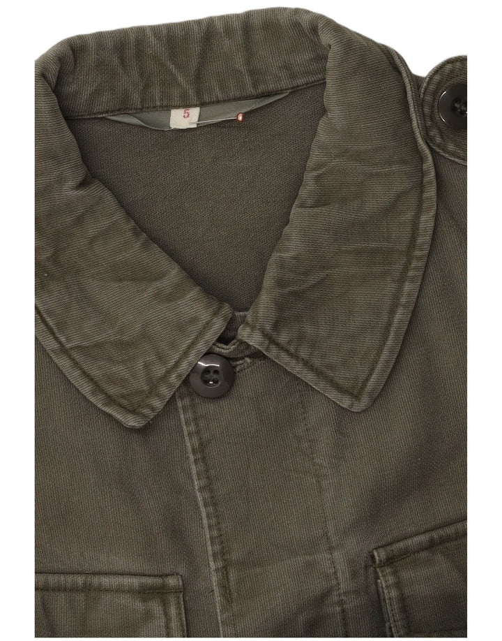 Vintage Mens Military Jacket UK 38 Medium Khaki