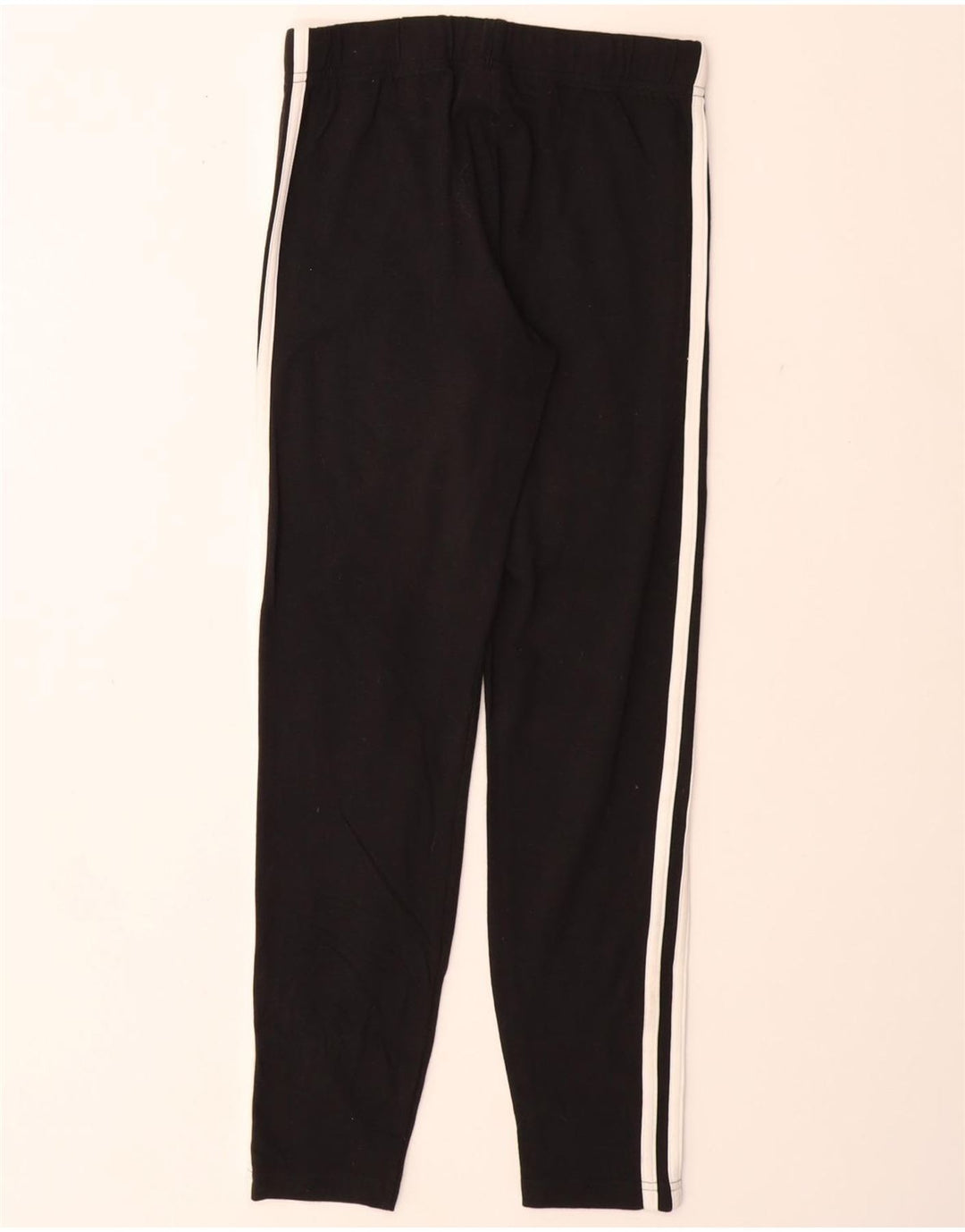 ADIDAS Girls Tracksuit Trousers 13-14 Years  Black Cotton