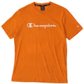 Champion Mens Graphic T-Shirt Top Large Orange Cotton