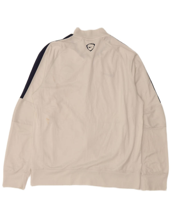 Nike Mens Inter Milan Tracksuit Top Jacket Large White Colourblock