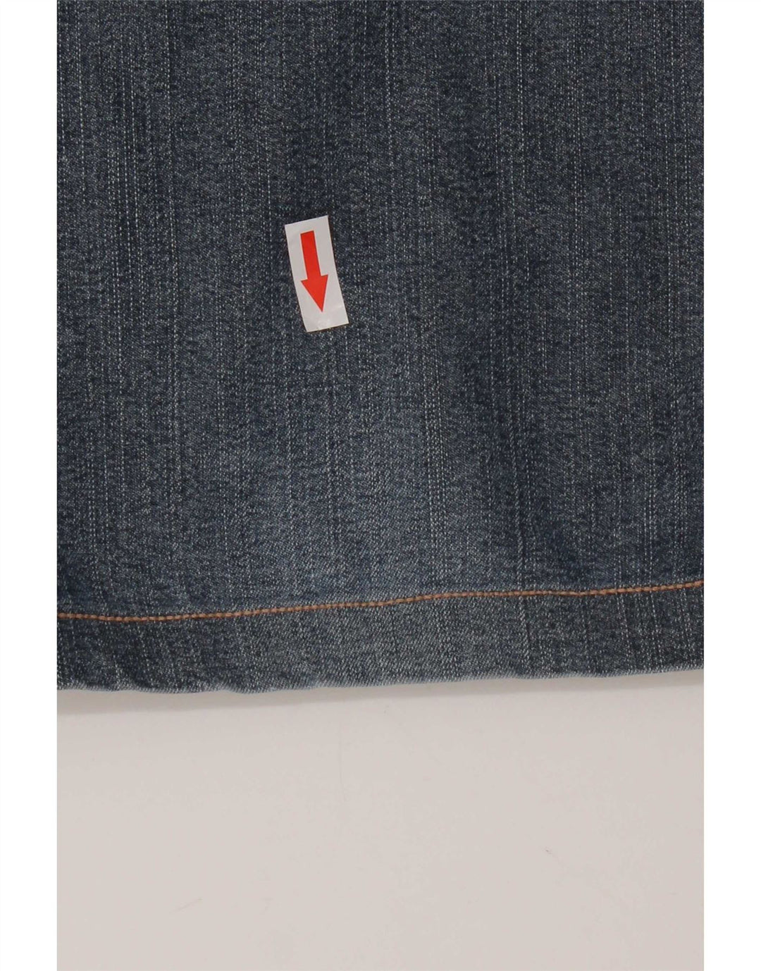 Trussardi Mens Straight Jeans W34 L32 Blue Cotton
