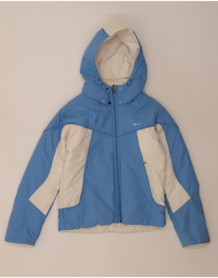 Womens Hooded Reversible Padded Jacket UK 8/10 Small