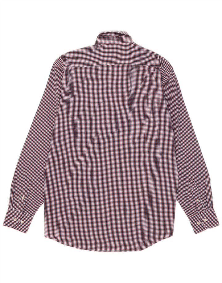 Coveri Mens Shirt Size 41/42 Large Multicoloured Gingham Polyester