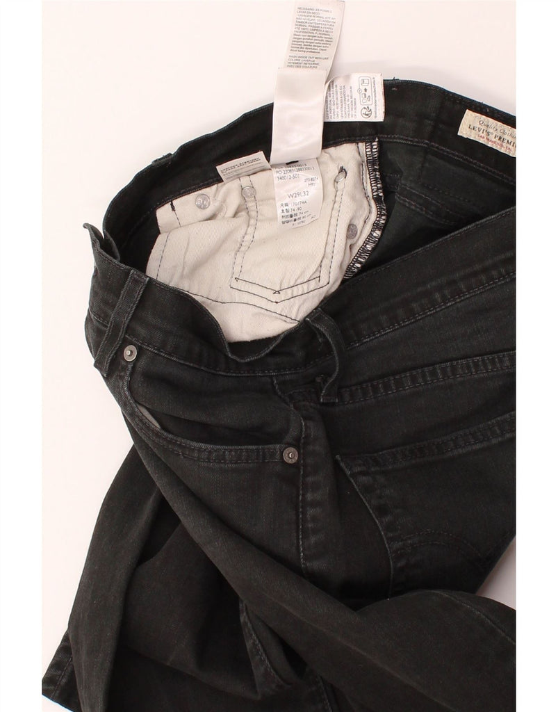 LEVI'S Mens 512 Tapered Slim Jeans W29 L32 Black Cotton Vintage Levi's and Second-Hand Levi's from Messina Hembry 