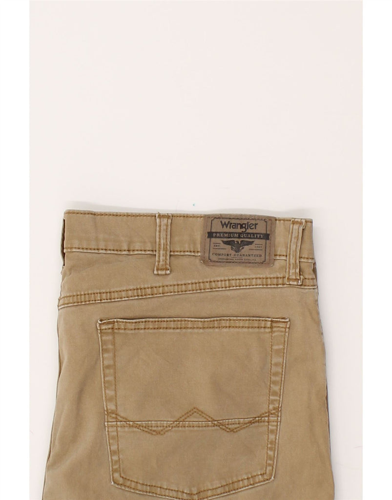 WRANGLER Mens Slim Straight Jeans W38 L30 Beige Cotton Vintage Wrangler and Second-Hand Wrangler from Messina Hembry 