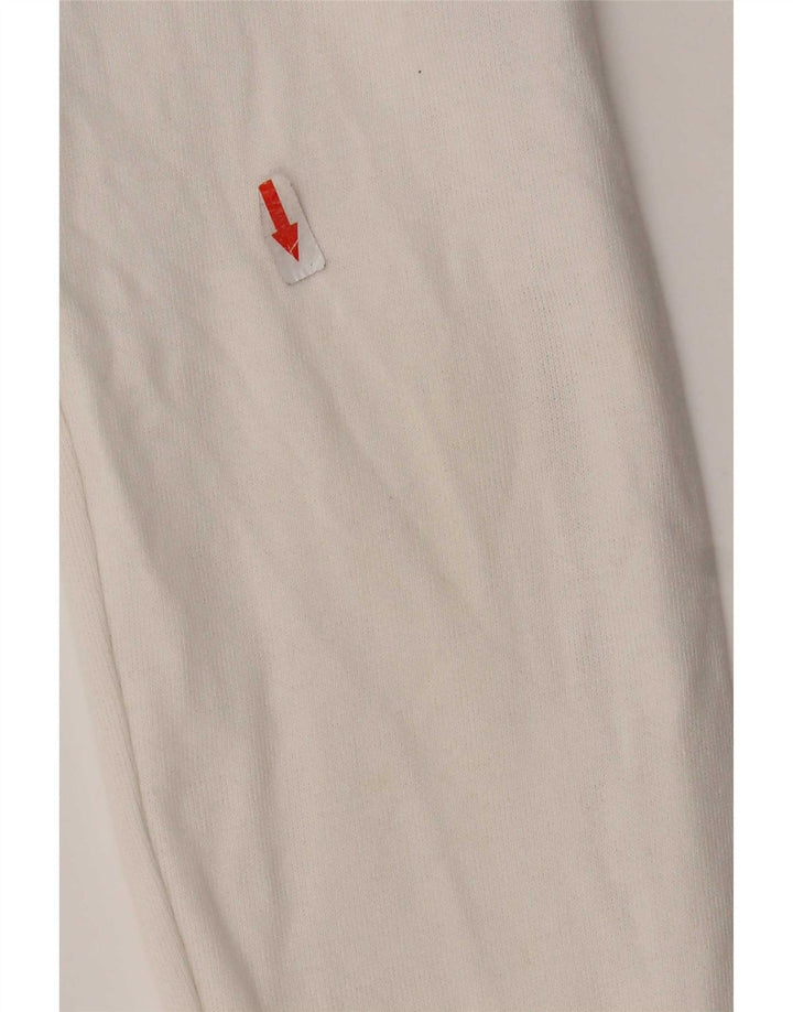Champion Mens Graphic Sweatshirt Jumper Small White Colourblock Cotton