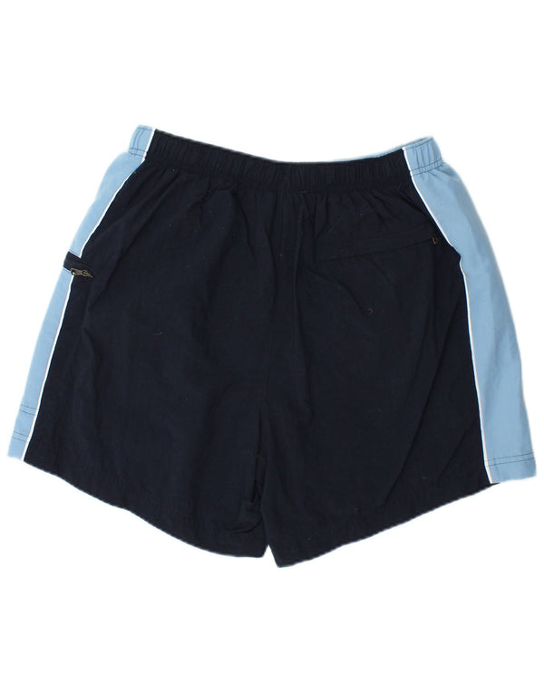 Marks & Spencer Mens Swimming Shorts Medium Navy Blue Colourblock