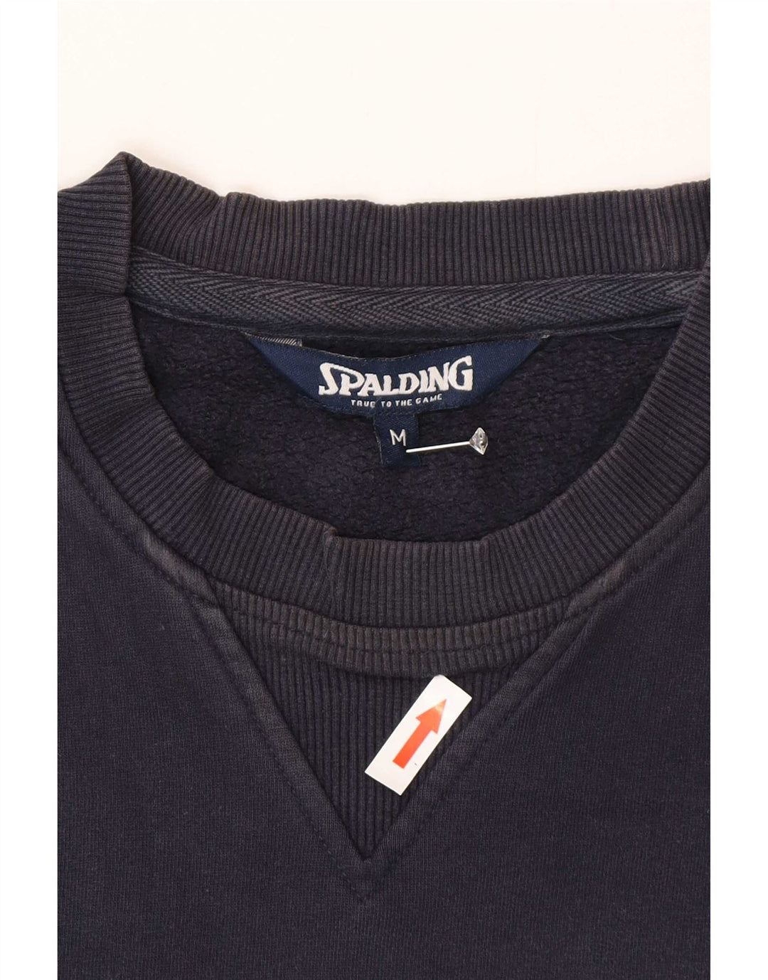 Spalding Mens Sweatshirt Jumper Medium Navy Blue