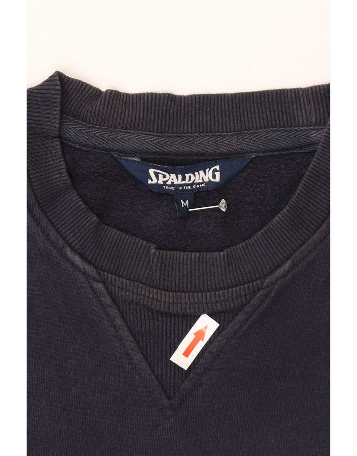 Spalding Mens Sweatshirt Jumper Medium Navy Blue