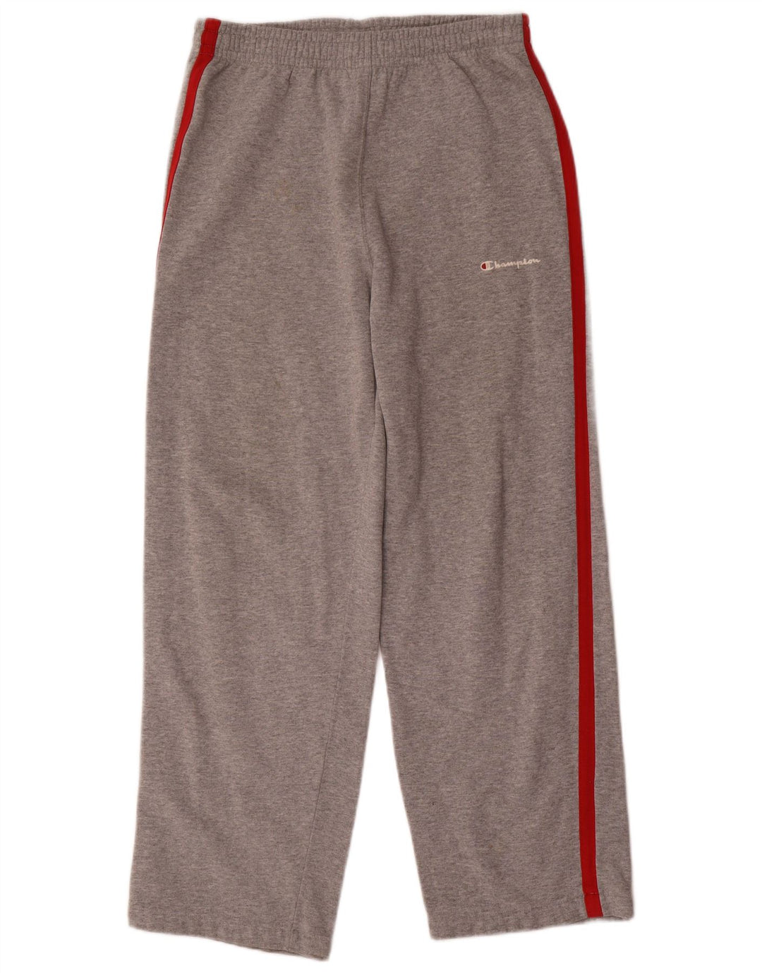 Champion Womens Tracksuit Trousers UK 14 Medium Grey Flecked Cotton