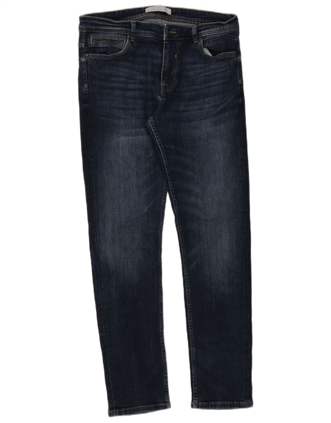 Zara Mens Slim Jeans EU 44 Large W34 L31 Blue