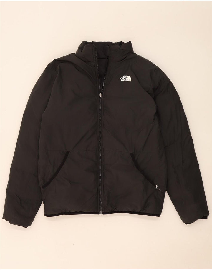 The North Face Boys Reversible Padded Jacket 14-15 Years XL Black Polyester
