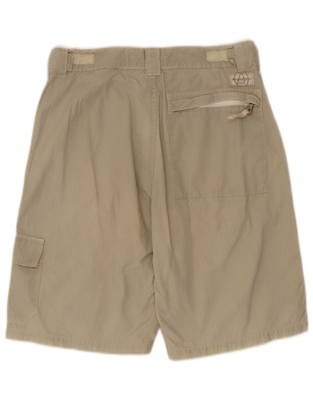 Murphy & Nye Mens Cargo Shorts W32 Medium Khaki Cotton