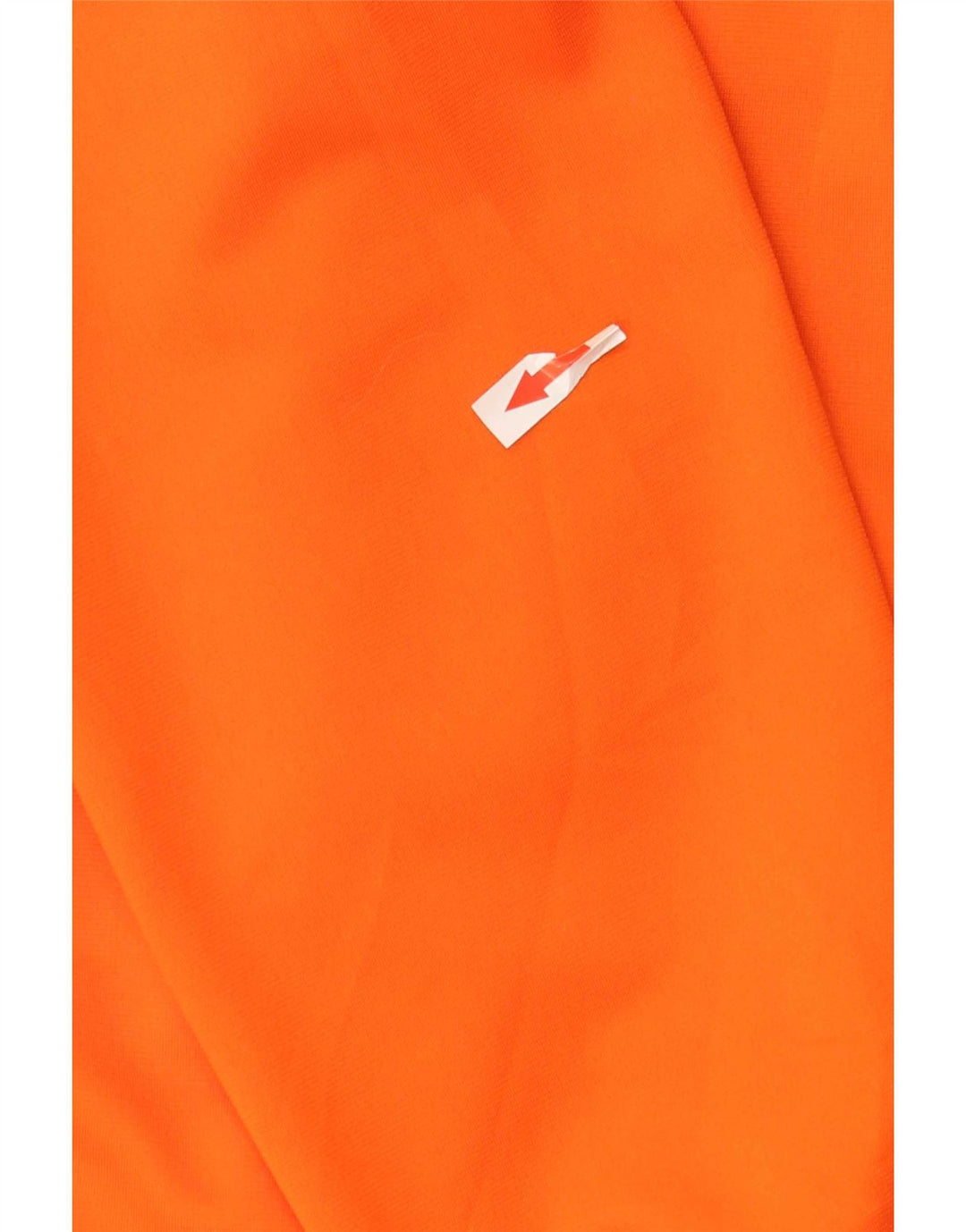 Diadora Womens Graphic Tracksuit Top Jacket IT 42 Medium Orange Polyester