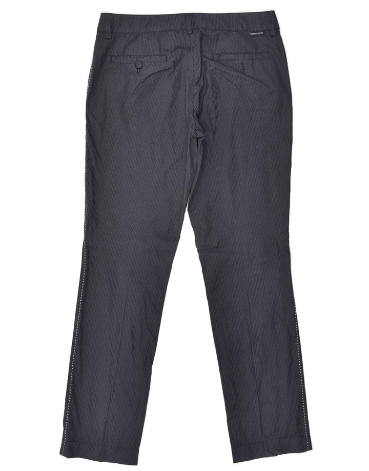 MARINA YACHTING Womens Slim Chino Trousers IT 44 Medium W30 L30  Navy Blue | Vintage Marina Yachting | Thrift | Second-Hand Marina Yachting | Used Clothing | Messina Hembry 