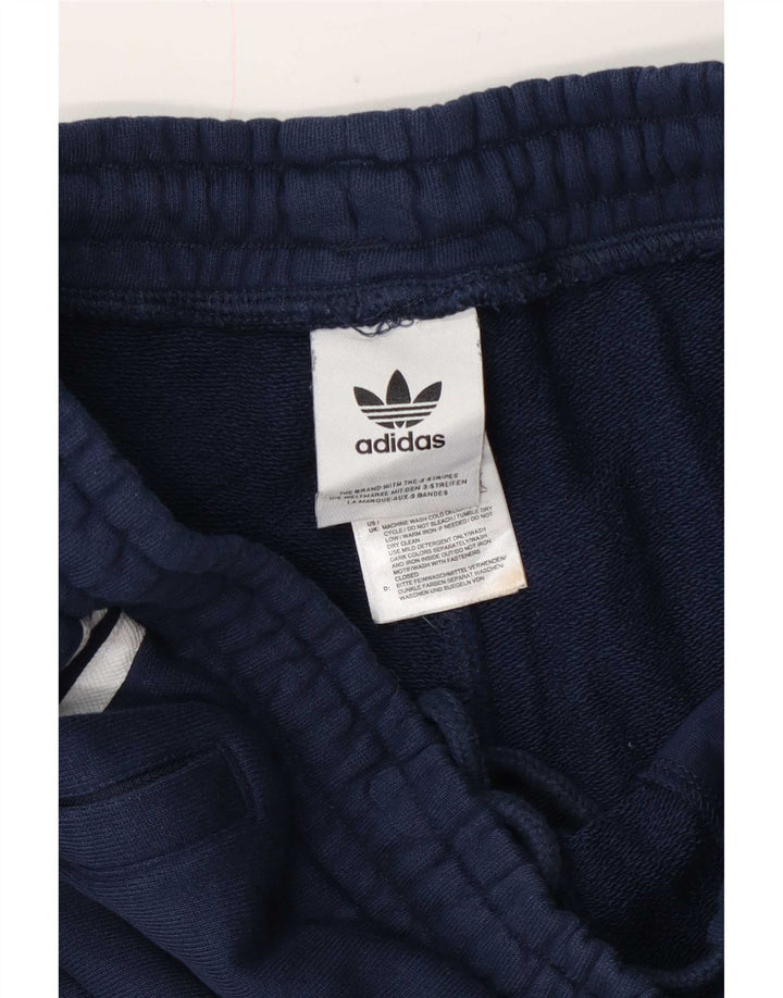 Adidas Mens Sport Shorts Large Navy Blue Cotton