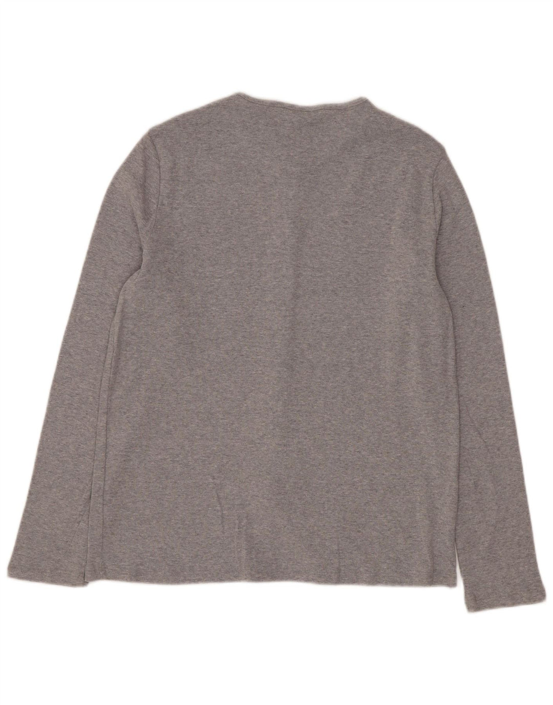 Marks & Spencer Womens Cardigan Sweater UK 12 Medium  Grey Cotton