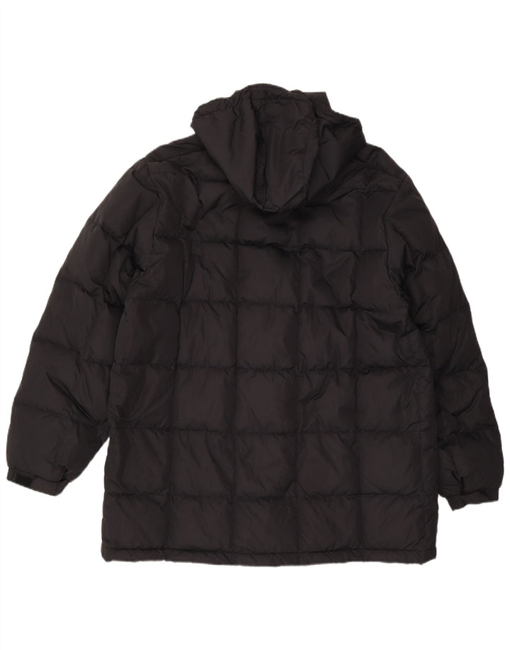 NORTH SAILS Mens Hooded Padded Coat UK 42 XL Black Polyamide