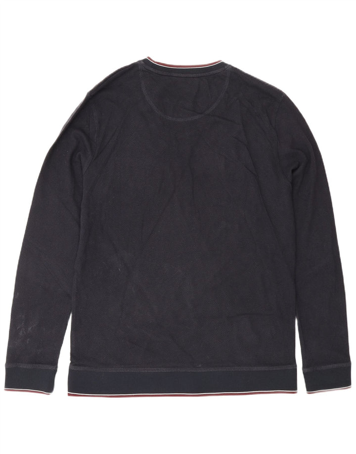Jules Mens Crew Neck Jumper Sweater Large Navy Blue Cotton