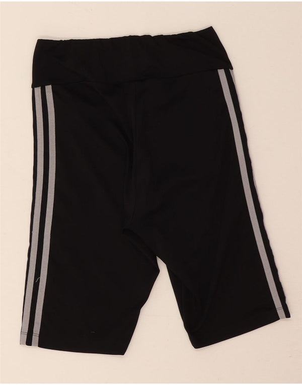 Adidas Womens Sport Shorts UK 10 Small  Black Polyester