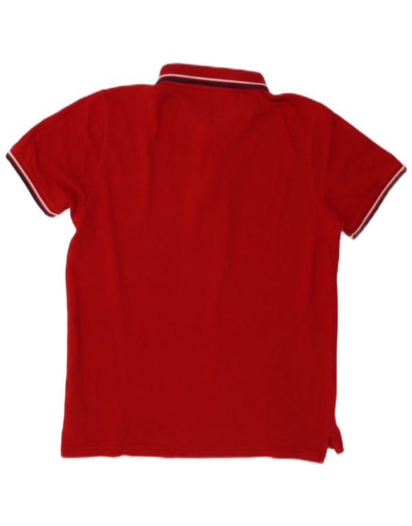 Pierre Cardin Mens Regular Fit Polo Shirt Small Burgundy Cotton